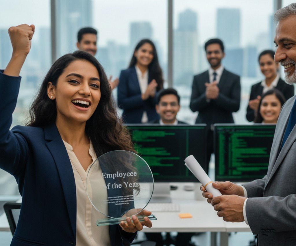 Employee of the Year- career success